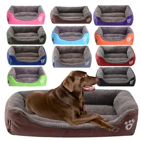 Calm Nest Bed - raised-side plush dog bed