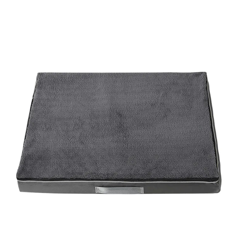 Deep Rest Bed - grey memory foam mattress with removable cover